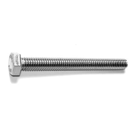Midwest Fastener 18-8, 5/16"-18 Hex Head Tap Bolt, Plain Stainless Steel, 3 in L, 4 PK 78684